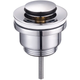 Донный клапан для раковины Zerix BV-04 1 1/4'' универсальный (с/без перл) СLICK-СLACK (Цвет хром) (ZX6021) - изображение 1