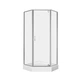 Набор Qtap душевая кабина Leo CRM10995-AC6 Clear 2020x900x900 мм + поддон Diamond 309912 90x90x12 см с сифоном - изображение 1