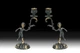 Набор подсвечников на 1 свечу 18 мм Купидон Virtus CANDLESTICKS MINI синяя патина, бронза h-180 мм основание 65 мм 670 г (4006vi) (2000020251541) - изображение 3