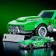 Конструктор Hot Wheels Brick Shop Speed Custom ’68 Camaro 289 деталей (JFT16) - зображення 4
