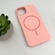Чохол Premium для смартфона Cosmic Silicone Case Magnetic for Apple iPhone 13 52,Shiny Pink (SilMag13-52) - изображение 4