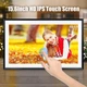 Цифрова фоторамка 15.6 дюйма FRAMEO 32GB вбудованої пам'яті Wi-Fi велика електронна рамка із сенсорним керуванням екран IPS Full HD 1920×1080 розумна рамка для фото з додатком Frameo подарунок для миттєвого обміну фото MARITIMUS GB-PW156 - зображення 11