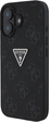 Etui Guess Hot Stamp 4G Pattern Triangle Metal Logo do Apple iPhone 16 Black (3666339425128) - obraz 2