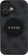 Etui plecki Guess 4G Circle Classic Logo MagSafe do Apple iPhone 16 Black (3666339426323) - obraz 3