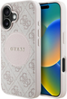 Панель Guess 4G Circle Classic Logo MagSafe для Apple iPhone 16 Pink (3666339426774) - зображення 1