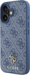Панель Guess HC PU 4G Small Classic для Apple iPhone 16 Blue (3666339364366) - зображення 2