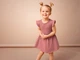 Платье с воланами для девочки Lupilu LIDL 475308 110-116 см (4-6 years) Розовый - изображение 2