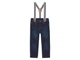 Джинси Slim Fit з підтяжками для хлопчика Lupilu LYCRA® 458367 122 см (6-7 years) темно-синій - зображення 1