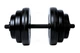 Гантели композитные наборные 36 кг (2×18 кг) WCG Titan Edition, пластиковый гриф Ø30 мм (антиударные диски) - изображение 4