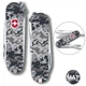 Складной нож Victorinox CLASSIC SD ARMY Пиксель синий с крас. Лого 0.6223.3.W3943pw - изображение 1