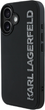 Панель Karl Lagerfeld HC 3D Rubber Elongated Glitter для Apple iPhone 16 Black (3666339357009) - зображення 2