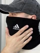Бафф флисовый теплый с вышитым логотипом Adidas черный - изображение 4