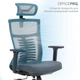 Крісло офісне OfficePro Balance OC550-B-DG-DG Black/Dark Gray - зображення 7