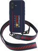Etui Red Bull Silicone Strap Vertical Logo MagSafe do Apple iPhone 16 Navy (RBHMP16S24SISOLRV) - obraz 2