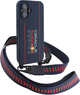 Etui Red Bull Silicone Strap Vertical Logo MagSafe do Apple iPhone 16 Navy (RBHMP16S24SISOLRV) - obraz 3