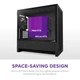 Корпус NZXT H3 Flow Black без БЖ (CC-H31FB-01) - зображення 8