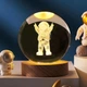 LED лампа світильник подарунок у вигляді кулі "Космонавт" у подарунковій упаковці + печиво з передбаченням - зображення 5
