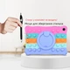 Детский силиконовый чехол Pop It с ручкой - подставкой на Samsung Galaxy Tab A9 8.7" SM-X110 SM-X115 Фиолетовый - изображение 5