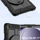 Противоударный чехол с подставкой 360° и ремешком на Samsung Galaxy Tab A11+ Plus 11" / Tab A9+ Plus 11" (SM-X236, SM-X230, SM-X216, SM-X210) - изображение 7