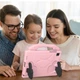 Противоударный детский чехол EVA Kids Like с подставкой на Samsung Galaxy Tab A11 Plus 5G 11" / Tab A11+ Wi-Fi 11" (Розовый) - изображение 7