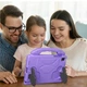 Противоударный детский чехол EVA Kids Like с подставкой на Samsung Galaxy Tab A11 Plus 5G 11" / Tab A11+ Wi-Fi 11" (Сиреневый) - изображение 6