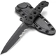 Нож с фиксированым клинком CRKT M16-FX Tanto Veff Fixed Blade ,тактический танто с серейторной заточкой и ножнами (CR13FX) - изображение 1