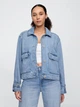 Куртка джинсовая женская GAP 234018530 XL Голубая (1159848223) - изображение 1