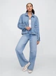Куртка джинсовая женская GAP 234018530 XL Голубая (1159848223) - изображение 3