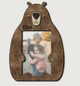 Фоторамка The Frame Depot Мишка с нанесением имени на 1 фото Темно-коричневый (bear_frame) - изображение 1