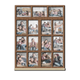 Фото-коллаж The Frame Depot в виде окна на 3 горизонтальных и 12 вертикальных фото Коричневый (window_collage) - изображение 1