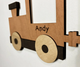 Фоторамка деревянная The Frame Depot Локомотив для детских фотографий Светло-коричневый (locomotive_4x6_train) - изображение 2