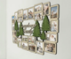 Фоторамка-коллаж The Frame Depot с лесом для семейных фото Бежевый (tree_pine_xl_collage) - изображение 2