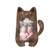 Фоторамка The Frame Depot персонализированная в форме кошки на 1 фото Темно-коричневый (cat_4x6_vertical) - изображение 1