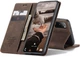 Чохол-книжка CaseMe із нубуку для Samsung Galaxy S20 FE Темно-коричневий - зображення 4