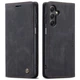 Чехол-книжка CaseMe из нубука для Samsung A25 Чёрный - изображение 6