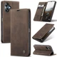 Чехол-книжка CaseMe из нубука для Samsung A07 Тёмно-коричневый - изображение 5