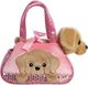 Maskotka Aurora Fancy Pals Labrador w torbie 20 cm 200374H (5034566613652) - obraz 1