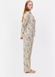 Пижама Primark Cosy Printed Boyfriend Pyjamas XXS Домашний комплект Коричневый (8557) - изображение 2