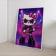 Постер для детской комнаты Hello Kitty с гитарой А3 30х42 см (DYT052_А3) - изображение 3