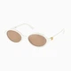 Солнцезащитные очки MIU MIU Brown/White 04ZS-14240D-50 MISC - изображение 2