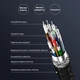 Кабель USB5 Type-C – Type-C Thunderbolt 5 PD240W 16K 80Гбіт/с 1.5 м - зображення 9