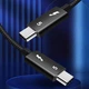 Кабель USB5 Type-C – Type-C Thunderbolt 5 PD240W 16K 80Гбіт/с 1.5 м - зображення 10
