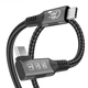 Кабель USB4 Type-C – Type-C Thunderbolt 4 PD240W 8K 40Гбіт/с кутовий 0.5 м - зображення 8