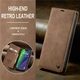 Чехол-книжка CaseMe из нубука для iPhone 13 Светло-коричневый - изображение 5