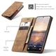 Чехол-книжка CaseMe из нубука для Samsung S23 Светло-коричневый - изображение 11