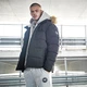 Пуховик Soul Cal 2 Zip Bubble Jacket Mens Black 3XL - изображение 11
