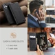 Чехол-книжка CaseMe из нубука для iPhone 16 Plus Черный - изображение 7