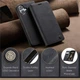 Чехол-книжка CaseMe из нубука для iPhone 16 Plus Черный - изображение 8