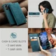 Чехол-книжка CaseMe из нубука для Xiaomi Poco X7 Pro 5G Бирюзовый - изображение 4