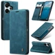 Чехол-книжка CaseMe из нубука для Xiaomi Poco F6 Бирюзовый - изображение 13